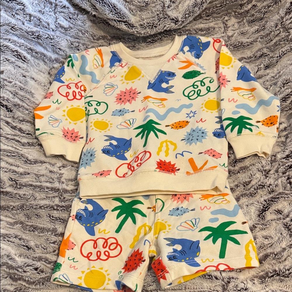 Old Navy Kids Matching Set - Multicolor Print